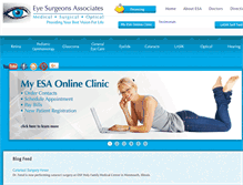 Tablet Screenshot of eyesurgeonspc.com